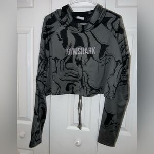 Gymshark "athletic sweater tops"womens gray size XL